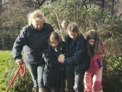 Play area at Hanmer school