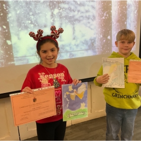 Bishop's Christmas card competition 