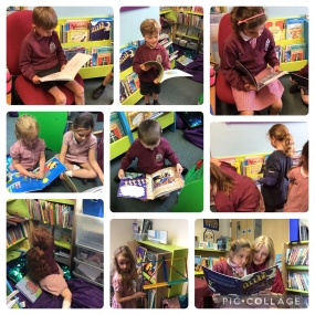 Dosbarth 2 Library visit